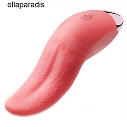 Adult massager Female Tongue Vibrator Nipples Clitoral Stimulator Device Heated Clit Licking Vibrators Pussy Sex Toy Sesualex Women