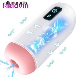 Sex Toys massager Male Masturbators Automatic Blowjob Vibrator for Men Oral Machine Masturbation 3D Textured Sucking Goods