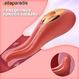 Sex Toys massager LICKLIP Clitoral Tongue Licking Vibrator Soft Silicone Portable G Spot Clitoris Stimulator For Female Couples