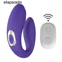 Sex Toys massager Wireless Remote U-Shape Vibrator Dildo G Spot Vagina Clitoris Stimulate Double Vibrators for Women Female Masturbator