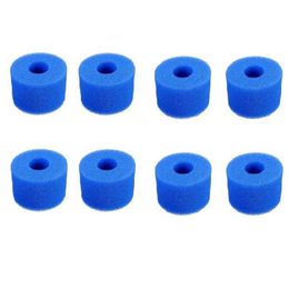 Fishing Hooks 8PCS Swimming Pool Filter Water Pump S1 Washable Bio Foam 2 4 X UK VI LAZY'Z Type Filter'