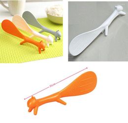 Dinnerware Sets . Sell.Rice Paddle.Simple Practical Non Stick Rice Paddle Lovely Squirrel Soup Ladle Cooking Tools#23