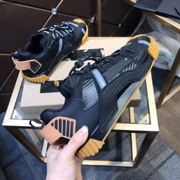 Fashion Best Top Quality real leather Handmade Multicolor Gradient Technical sneakers men women famous shoes Trainers size35-46 hm0572