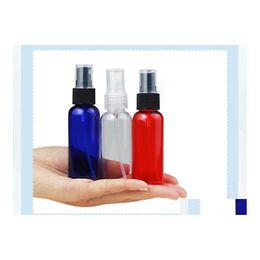 Packing Bottles Wholesale 100Ml Bottling Pump Bottle Refillable Travel Pressure Mouth Point Spray Per Drop Delivery Office School Bu Dhnqe