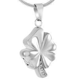 Pendant Necklaces IJD9283 Flower Design Memorial Urn Necklace Cremation Ashes Holder For Pet/ Human Never Fade Stainless Steel Jewellery