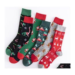 Christmas Decorations Man Stocking Women Men Casual Cartoon Happy Year Xmas Sport Home Socks Drop Delivery Garden Festive Party Suppl Dh4Kj