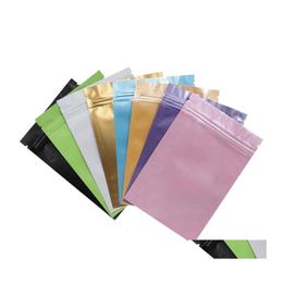 Packing Bags Aluminium Foil Packet Mti Size Selfseal For Data Lines Medcines Tea Electronics 0.08Mm Transparence Envelope Packaging D Dhwlo