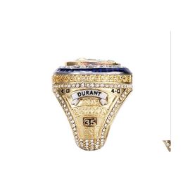 Three Stone Rings Men Fashion Sports Jewelry No.35 D U R A N T Championship Ring Fans Souvenir Gift Us Size 814 Drop Delivery Dhdk3