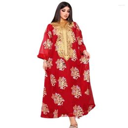 Ethnic Clothing Muslim Dubai Abaya Islamic Clothes For Women Luxury Wedding Party Evening Gown Floral Embroidery Feather Boho Maxi Dress