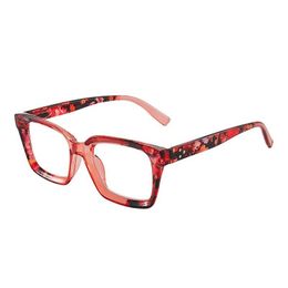 Sunglasses 2023 Printing Reading Glasses Portable For The Elderly Women Readers