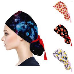 Ball Caps And Cap With Buttons Scrub Mens Print Hat Bouffant For Womens Baseball