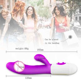 Nxy Vibrators Strong G-spot Dildo Rabbit Vibrator Soft Silicone Pussy Massager Female Vagina Clitoris Stimulato Masturbator Sex Toys for Woman 220418