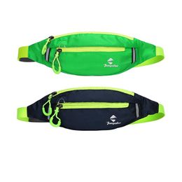 Outdoor Bags Pcs Jogging Waist Bag Travel Pocket Key Wallet Pouch Waterproof Nylon Sports Running Pockets Green & Navy