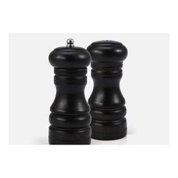 Mills Wooden Salt And Pepper Black Grinder Set Kitchen Seasoning Tank Household Kit Sn2083 Drop Delivery Home Garden Dining Bar Dhkcg