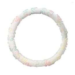 Steering Wheel Covers Easy To Install Sleeve Breathable Protection Durable Colorful Lace