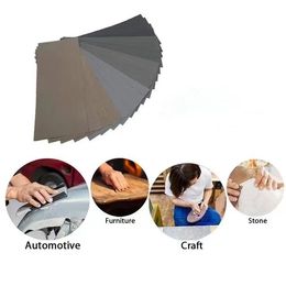 12/15/20/54pcs Sandpaper Set Wet Dry Sanding Paper 120-7000 Grit Sand Paper for Wood Metal Abrasive Plastic CeramicPolshing Tool