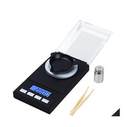 Weighing Scales 0.001G Portable Mini Jewellery Led Display Precision Digital Kitchen Pocket Electronic Scale Drop Delivery Office Scho Otieo