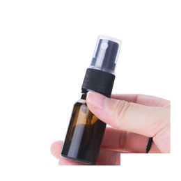 Packing Bottles 100Ml Empty Brown Glass Spray Bottle Atomizer Pumps For Essential Oils Travel Per Bk Portable Makeup Hand Sanitizer Otr5P