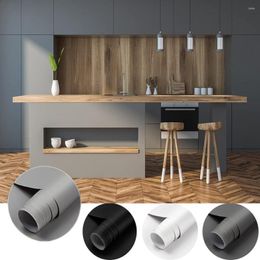 Wallpapers Matte Grey/White/Black Wallpaper Self-Adhesive Shelf Liner Drawer Countertop Removable Contact Paper Wall Decor Sticker