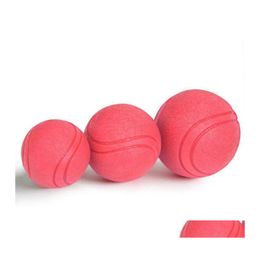 Dog Toys Chews For Small Large Red Rubber Molar Teeth Bite Train Solid Biteresistant Elastic Nontoxic Odourless Pet Ball Toy Drop D Oth5N