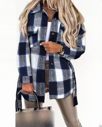 Women's Wool & Blends 2023 Winter Latest Style Office Lady Women Of Quality High-end Retro Open Stitch Casual Young Full Sleeve Slim ClothWo