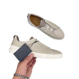 Designer Man Casual Shoes Extravagance Leather Light Sneaker Wholesale Price Canvas Mate Trainers TPU Non-Slip Breathable Sneaker With Box Dustbag 791