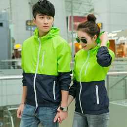 Men's Jackets 2023 Spring And Autumn Colour Mosaic Korean Men Women Couples Fashion Jacket