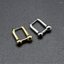 Hoop Earrings 40pcs Korea Style Silver Gold Plated Rectangle For Women Men