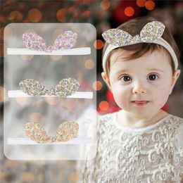 Hair Accessories 2023 Fashion Floral Bows Child Headband Baby Simple Stripe Twisted Knotted Elastic Born Bands Headwear