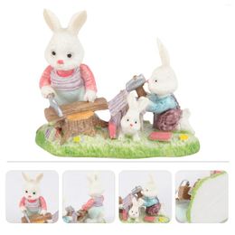 Decorative Flowers Miniature Ornament Figurines Landscape Figure Mini Succulent Figurine Playset Collection Animal Landscaping Statue