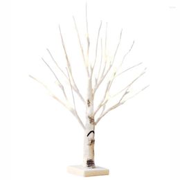 Christmas Decorations Easter Tree With 24/144 Led Lights White Light Up Mini Twig Lamp For Hanging Festival Ornaments