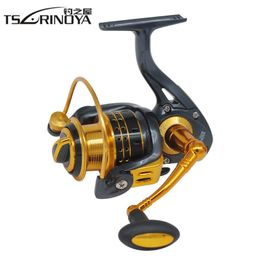 Baitcasting Reels TSURINOYA 1000/2000 Series Spinning Fishing Reel 9 1BB/5.5:1 Aluminium Spool Carretilhas De Pescaria Peche Molinete