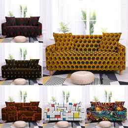 Chair Covers Stretch Slipcovers Sofa Cover Elastic For Living Room Corner Couch Furniture Protector Towel 1/2/3/4-Seat
