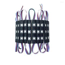 Strings 12V RGB Black LED Module Super Bright Colors Changable Outdoor Waterproof Advertising Light Sign Backlight 20Pcs/Lot