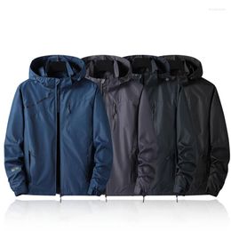 Men's Jackets Autumn Winter 2023 Wind Water Proof Breathable Unisex Jacket Coat Men's Techwear Stylish Mountaineering Clothes
