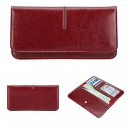 Card Holders Genuine Cow Leather Holder Wallet Chic Flat Cash Simple Clutch For Women UBTY0004