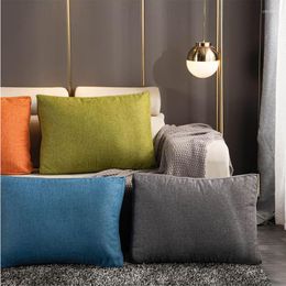 Pillow Linen Sofa Backrest Rectangular Sitting Room Bedside Floating Window Large