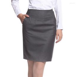 Skirts Brand Spring Summer Women Career Short Formal Ladies High Waist Knee-Length Pencil Skirt