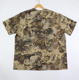 Men's T Shirts Summer Men Short Sleeve T-shirt Tactical Camouflage Out Door Tees Plus Size Big 8XL 10XL 12XL Oversize Loose Tops Elasticity