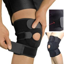 Knee Pads Elbow & Elastic Support Brace Kneepad Adjustable Patella Safety Guard Strap Running Sports