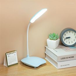 Table Lamps LED Lamp Touch Dimming Portable Desk USB 3 Colour Stepless Dimmable Night Light Eye Protection Bedroom Bedside