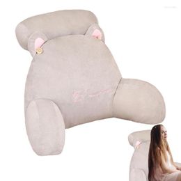 Pillow Reading Back For Sitting In Bed With Detachable Neck Support Soft Chair Up