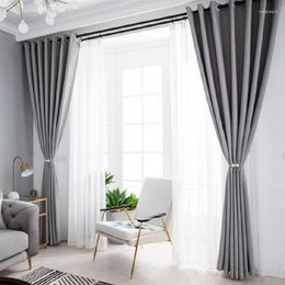 Curtain Modern Curtains For Living Dining Room Bedroom Simple Athens Mesh Solid Colour Fabric Finished Product Customization