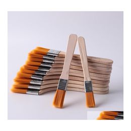 Painting Supplies High Quality Nylon Paint Brush Different Size Wooden Handle Watercolor Brushes For Acrylic Oil School Art Dbc 28 G Otmga