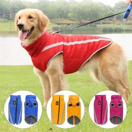Dog Apparel Dogs Step In Clothes Winter Hooded Coat Puppy Waistcoat Autumn Outwears Skin Friendly Reflective Vest Pet Supplies Y5GB