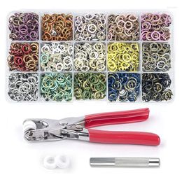 Watch Repair Kits Metal Prong Snaps Buttons 0.375 Inchs Press With Fastener Pliers Tool Kit DIY Sewing For Clothing