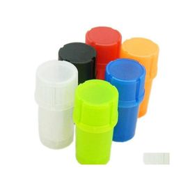 Accessories Est Plastic Tobacco Spice Grinder Herb Crusher Smoking 40Mm Diameter 3Parts For Water Bong 93 V2 Drop Delivery Home Gard Dhz4P