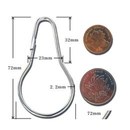 Other Bath Toilet Supplies Shower Curtain Glide Rings Hook Clip Small Polished Gourd Buckle Satin Nickel Ball Bathroom Accessories Otoov