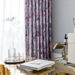 Curtain Modern Simple Single-sided Printed Cloth Curtains For Living Room And Bedroom Luxury