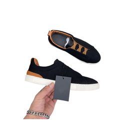 Designer Man Casual Shoes Extravagance Leather Light Sneaker Wholesale Price Canvas Mate Trainers TPU Non-Slip Breathable Sneaker With Box Dustbag 891